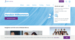 Desktop Screenshot of aktiv-mit-ms.de