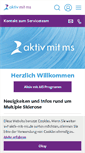 Mobile Screenshot of aktiv-mit-ms.de